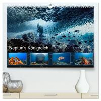 Neptun's Königreich (hochwertiger Premium Wandkalender 2025 DIN A2 quer), Kunstdruck in Hochglanz