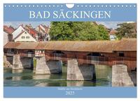 Bad Säckingen - Städtle am Hochrhein (Wandkalender 2025 DIN A4 quer), CALVENDO Monatskalender