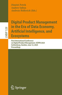 Digital Product Management in the Era of Data Economy, Artificial Intelligence, and Ecosystems