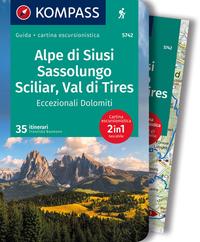 KOMPASS guida escursionistica Alpe di Siusi, Sassolungo, Sciliar, Catinaccio, 35 itinerari