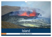 Island - Zauber des Nordens (Wandkalender 2025 DIN A3 quer), CALVENDO Monatskalender