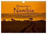 Blickpunkte in Namibia (Wandkalender 2025 DIN A4 quer), CALVENDO Monatskalender