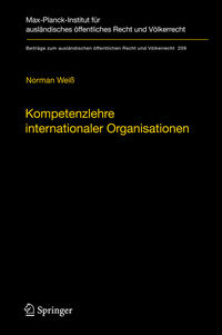 Kompetenzlehre internationaler Organisationen