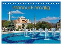 Istanbul Einmalig (Tischkalender 2025 DIN A5 quer), CALVENDO Monatskalender