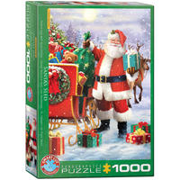 Nikolaus mit Schlitten von Simon Tread 1000 Teile