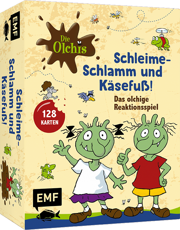 Kartenspiel: Die Olchis. Schleime-Schlamm und Käsefuß!