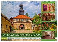 Das Kloster Michaelstein erleben – Ehemalige Zisterzienser – Abtei in Blankenburg am Harz (Wandkalender 2025 DIN A2 quer), CALVENDO Monatskalender