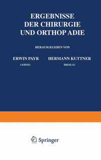 Ergebnisse der Chirurgie und Orthopädie