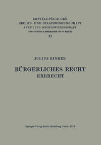 Bürgerliches Recht Erbrecht