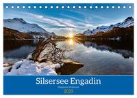 Silsersee Engadin (Tischkalender 2025 DIN A5 quer), CALVENDO Monatskalender