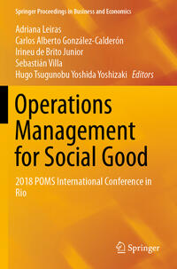 Operations Management for Social Good