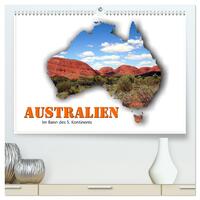 Australien - Im Bann des 5. Kontinents (hochwertiger Premium Wandkalender 2025 DIN A2 quer), Kunstdruck in Hochglanz