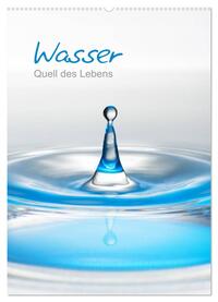 Wasser - Quell des Lebens (Wandkalender 2025 DIN A2 hoch), CALVENDO Monatskalender