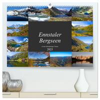 Ennstaler Bergseen in den Schladminger Tauern (hochwertiger Premium Wandkalender 2025 DIN A2 quer), Kunstdruck in Hochglanz