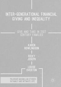 Inter-generational Financial Giving and Inequality