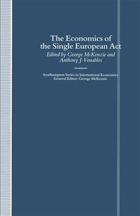 The Economics of the Single European Act