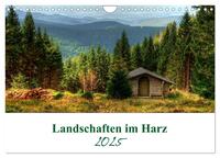 Landschaften im Harz (Wandkalender 2025 DIN A4 quer), CALVENDO Monatskalender