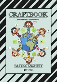 CRAFTBOOK - 140 SEITEN MIT LUSTIGEN AUSMALMOTIVEN - KNIFFLIGE RÄTSEL - SPANNENDE AUFGABEN - LUSTIGES BASTELSPIEL