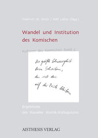 Wandel und Institution des Komischen