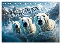 Im magischen Land der Eisbären (Tischkalender 2025 DIN A5 quer), CALVENDO Monatskalender