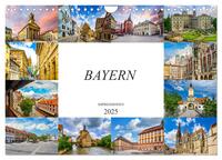 Bayern Impressionen (Wandkalender 2025 DIN A4 quer), CALVENDO Monatskalender