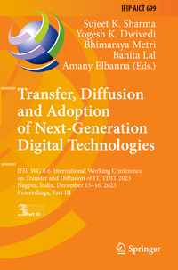 Transfer, Diffusion and Adoption of Next-Generation Digital Technologies