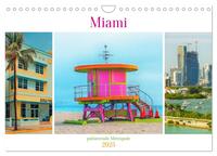 Miami - pulsierende Metropole (Wandkalender 2025 DIN A4 quer), CALVENDO Monatskalender