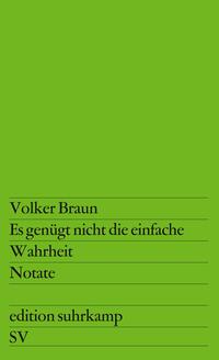 Es genügt nicht die einfache Wahrheit