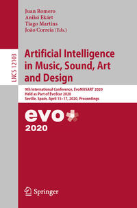 Artificial Intelligence in Music, Sound, Art and Design