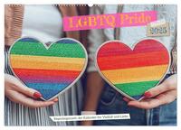 LGBTQ Pride - Regenbogenzeit, der Kalender für Vielfalt und Liebe (Wandkalender 2025 DIN A2 quer), CALVENDO Monatskalender