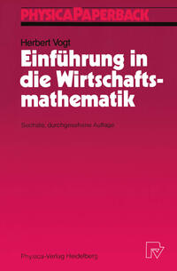 Einführung in die Wirtschaftsmathematik