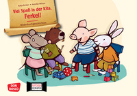 Viel Spaß in der Kita, Ferkel! Kamishibai Bildkartenset