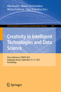 Creativity in Intelligent Technologies and Data Science