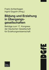 Bildung und Erziehung in Übergangsgesellschaften