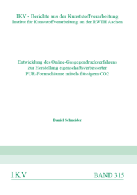 Entwicklung des Online-Gasgegendruckverfahrens zur Herstellung eigenschaftsverbesserter PUR-Formschäume mittels flüssigem CO2