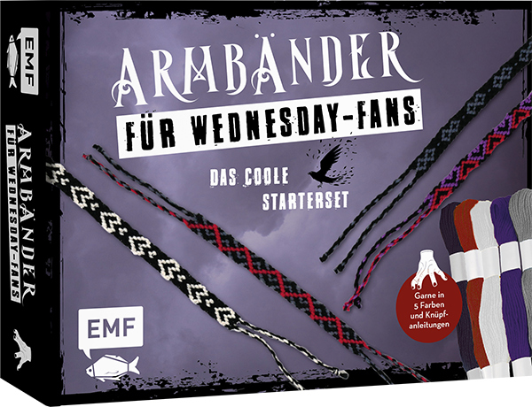 Armbänder für Wednesday-Fans knüpfen