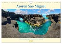 Sao Miguel Azoren - Vulkanisch geprägte Trauminsel im Atlantik (Wandkalender 2025 DIN A4 quer), CALVENDO Monatskalender