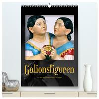 Galionsfiguren (hochwertiger Premium Wandkalender 2025 DIN A2 hoch), Kunstdruck in Hochglanz