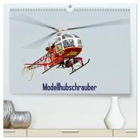 Modellhubschrauber / CH-Version (hochwertiger Premium Wandkalender 2025 DIN A2 quer), Kunstdruck in Hochglanz