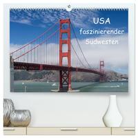 USA - faszinierender Südwesten / CH-Version (hochwertiger Premium Wandkalender 2025 DIN A2 quer), Kunstdruck in Hochglanz