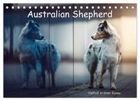 Australian Shepherd - Vielfalt in einer Rasse (Tischkalender 2025 DIN A5 quer), CALVENDO Monatskalender