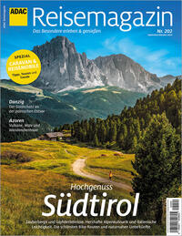 ADAC Reisemagazin mit Titelthema Südtirol