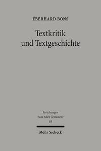 Textkritik und Textgeschichte