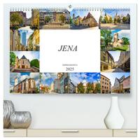 Jena Impressionen (hochwertiger Premium Wandkalender 2025 DIN A2 quer), Kunstdruck in Hochglanz