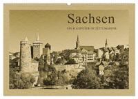 Sachsen (Wandkalender 2025 DIN A2 quer), CALVENDO Monatskalender