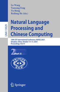 Natural Language Processing and Chinese Computing