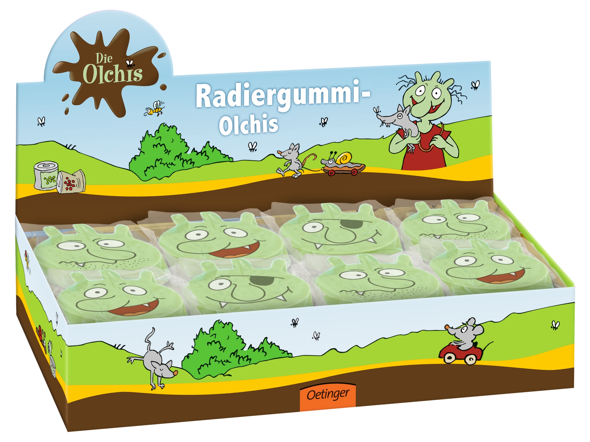 Die Olchis. Radiergummi-Olchis 24er VE