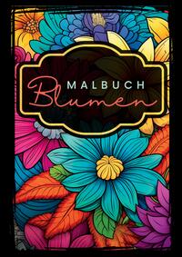 Malbuch Blumen