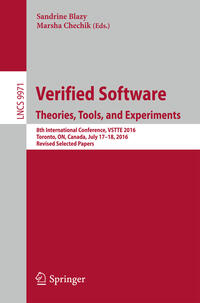 Verified Software. Theories, Tools, and Experiments