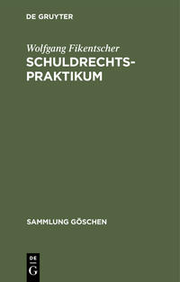 Schuldrechtspraktikum